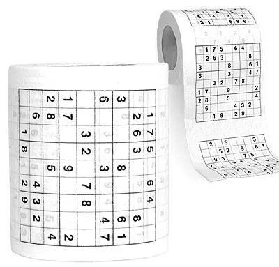 Sudoku Toilet Roll
